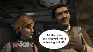 Illustration for article titled Even Animated, Lando Calrissian Is As Smarmy As Ever On Star Wars Rebels